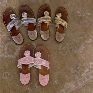 Lot of 3 Jack Rogers 7M